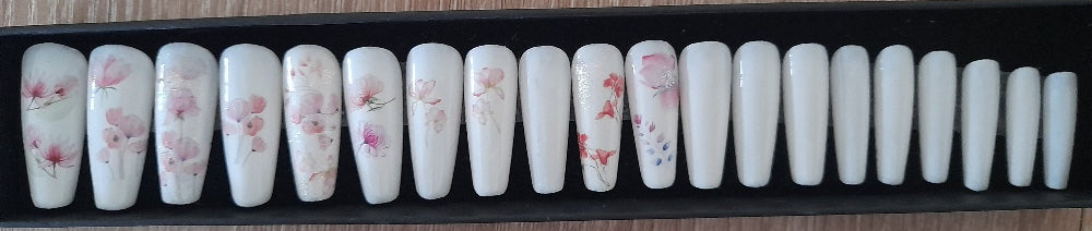 Faux ongles à presser.