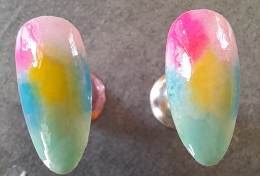 Ongles  multicolorà presser