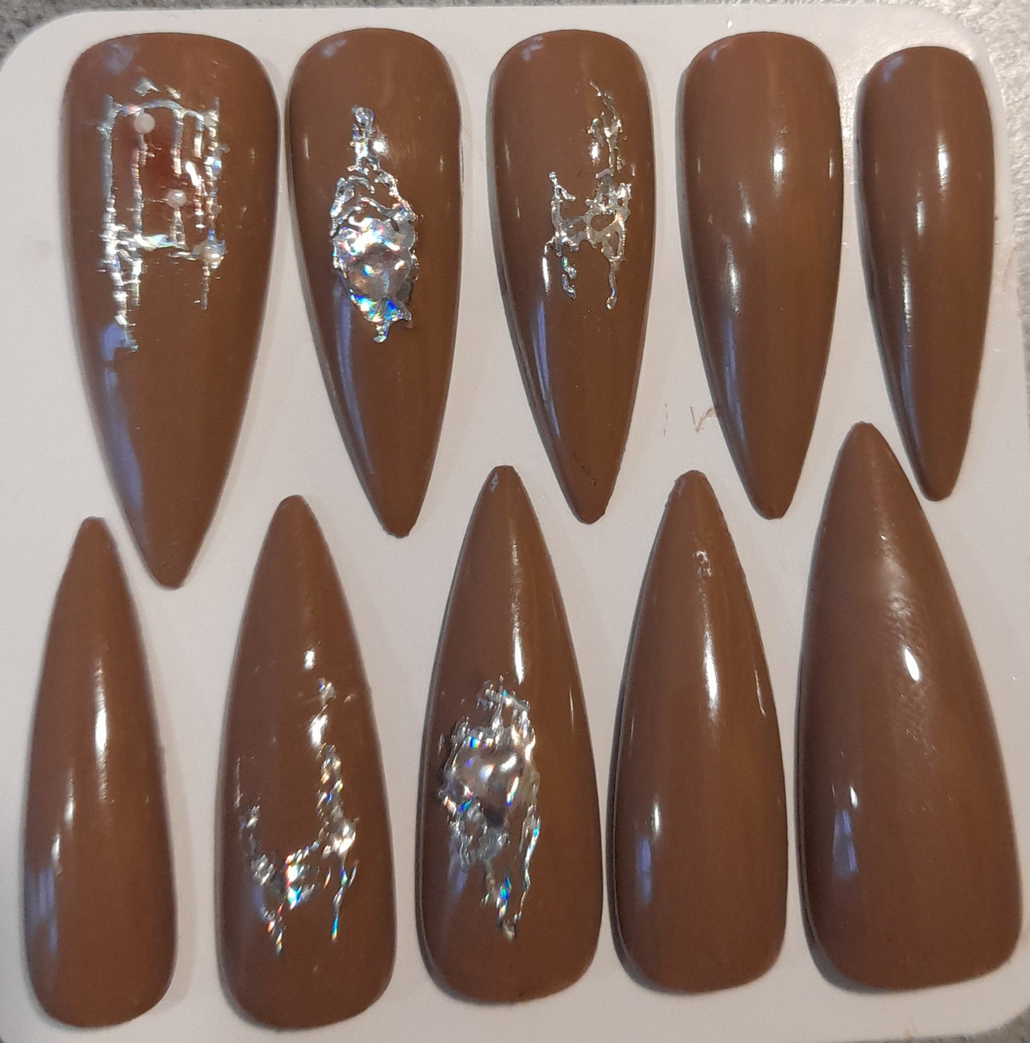 Faux ongles à presser