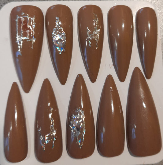 Faux ongles à presser